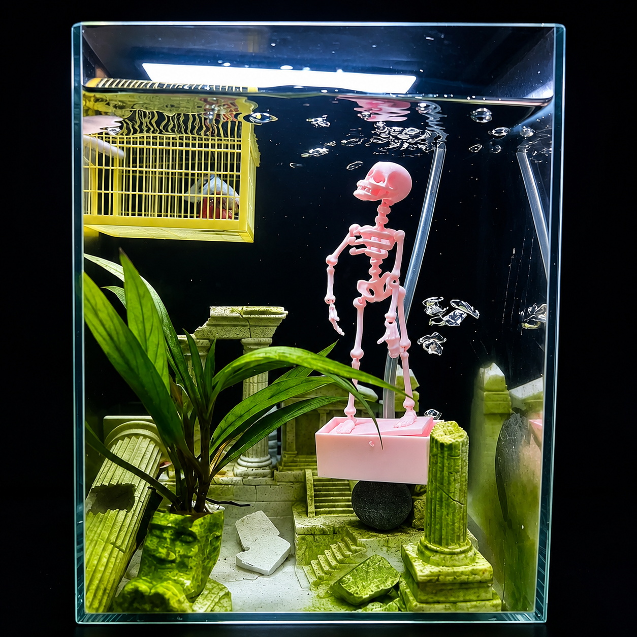 🔥🔥Hot selling now! ! ! 💀 Dancing Skeleton Aquarium Ornament