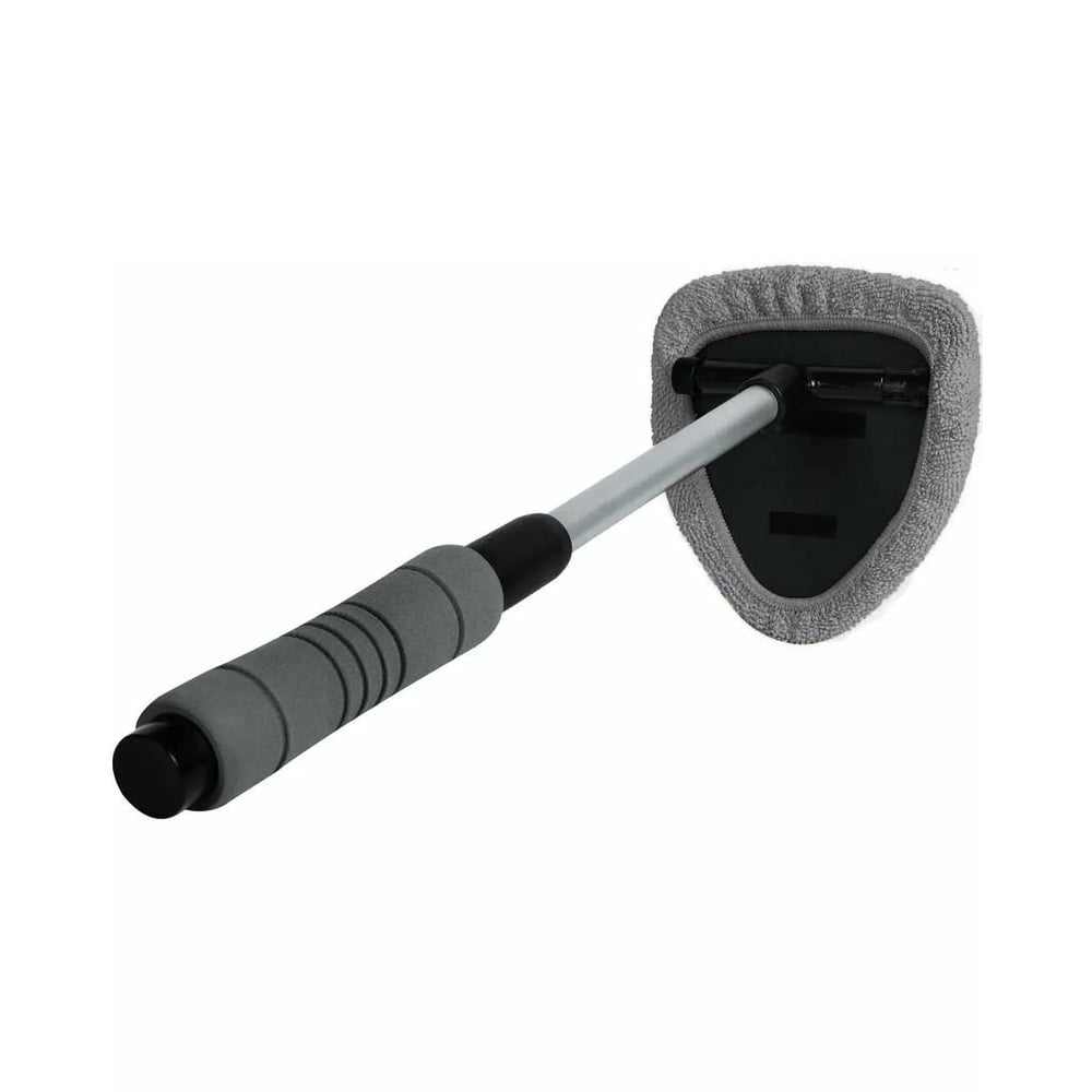 💥 💥 🔥 Windshield Cleaning Tool, Microfiber Car Window Cleaner with 4 Reusable and Washable Microfiber Pads and A brush and a spray bottle are included.