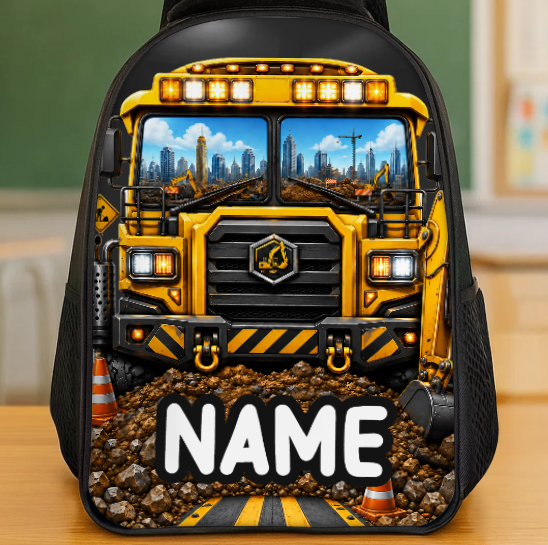 Custom Kids Front Printed Backpack - Personalized Back To School Gifts For Kids - Ready To Roll