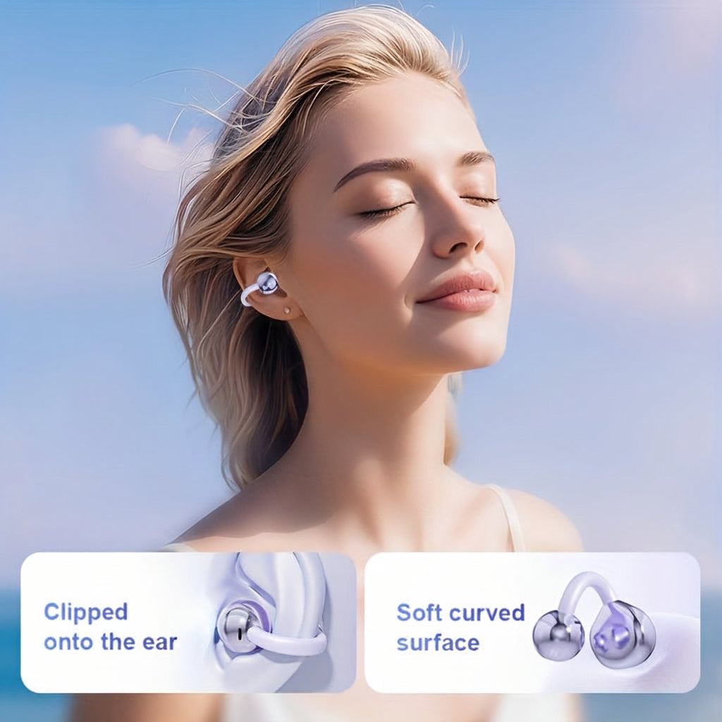 🦋Open-Ear Clip-On Earbuds with Butterfly Charm