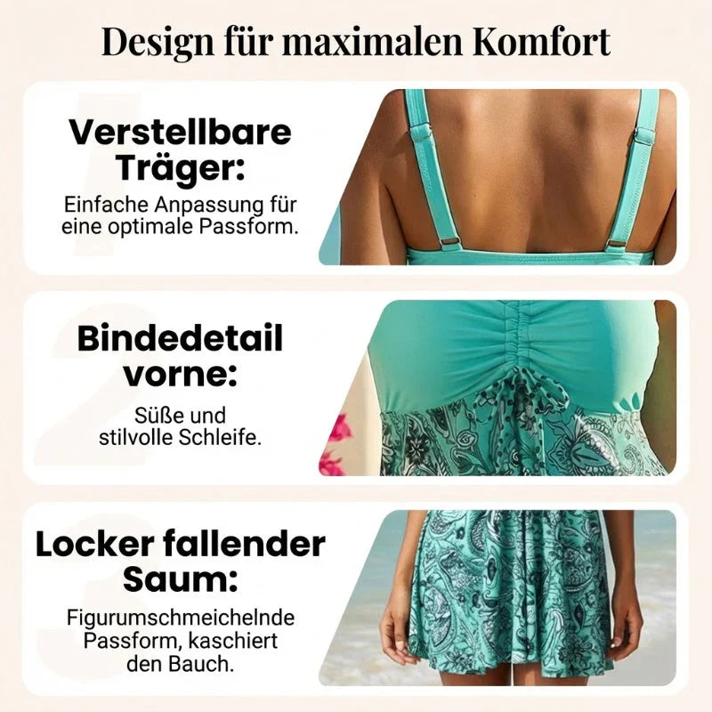 🔥LETZTER TAG SALE⚡50K+ VERKAUFT!👙Separables Badeoutfit: Trägertop & Badehose 🏖️