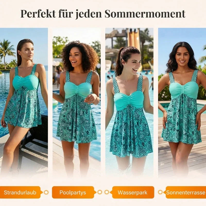 🔥LETZTER TAG SALE⚡50K+ VERKAUFT!👙Separables Badeoutfit: Trägertop & Badehose 🏖️