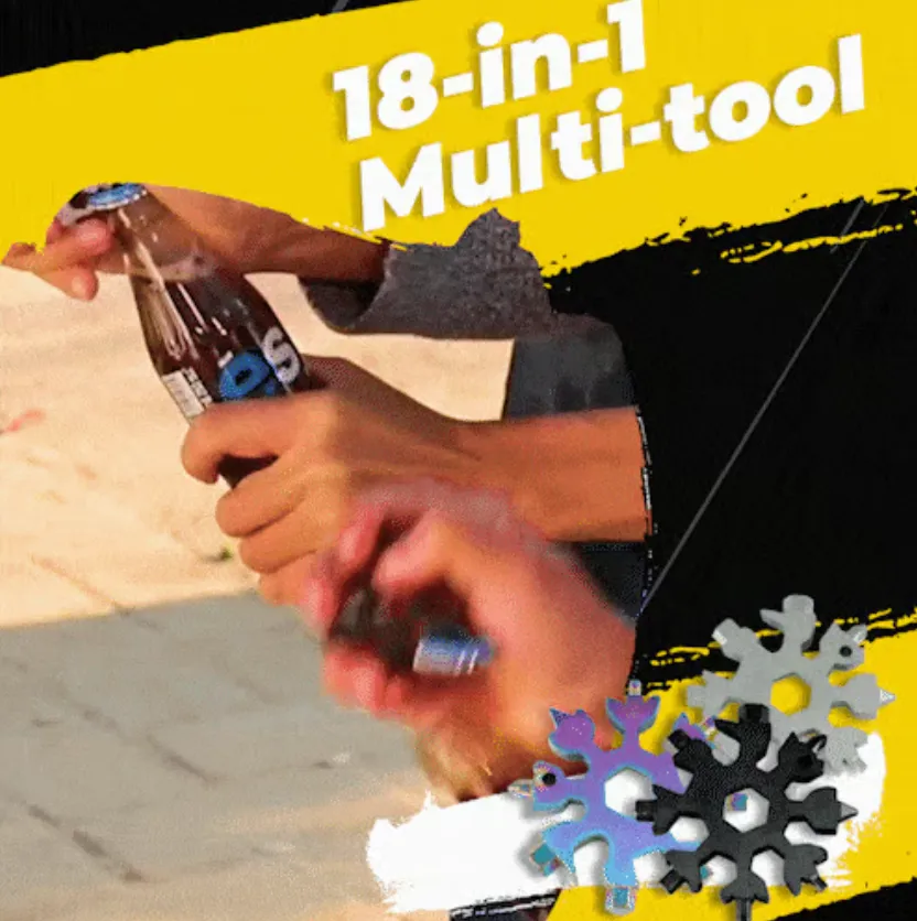 🔧New 18-in-1 Snowflake wrench