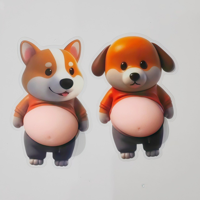 🔥🔥📢📢50% OFF!!Chubby Shiba Inu Anti-Collision Sticker🐾