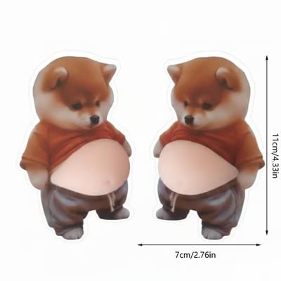 🔥🔥📢📢50% OFF!!Chubby Shiba Inu Anti-Collision Sticker🐾