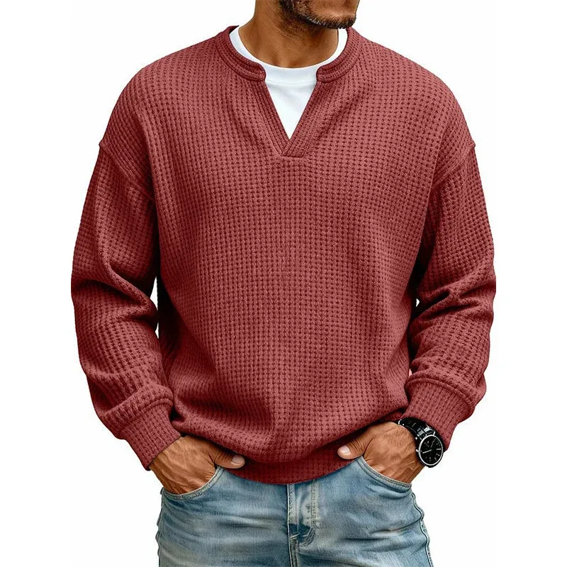 ⌛Limited-Time Offer🛍️50% OFF !!📢Layered Comfort Waffle Tee