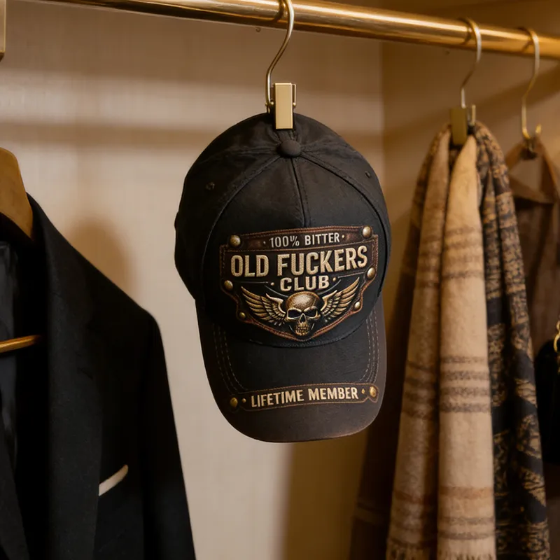 🔥 Old Fuckers Club Vintage Baseball Cap