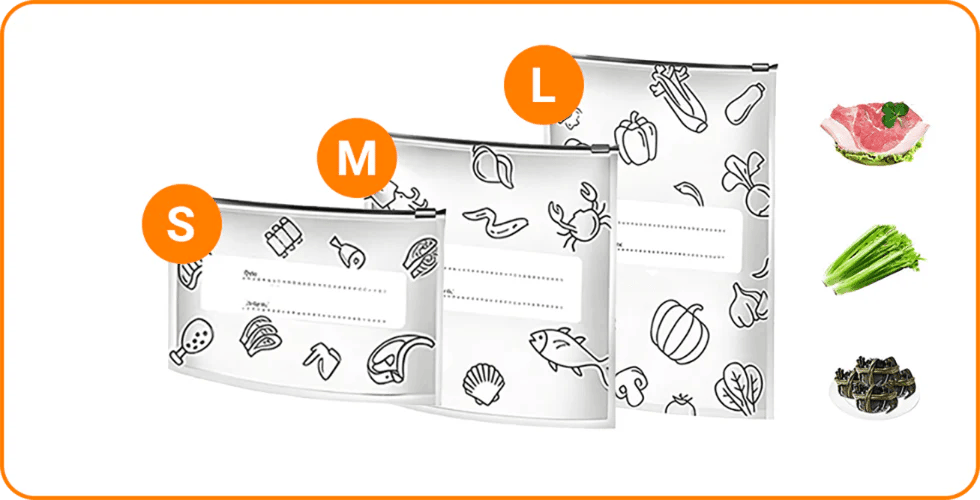 Buy 2 Get 1 Free-Reusable Aluminum Foil Sealable Storage Bags