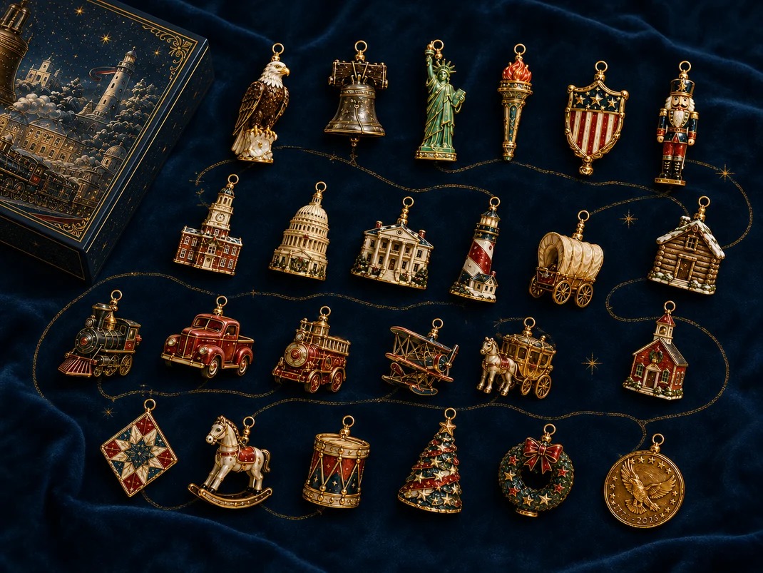 🔥Last 30pcs✨⏰ Limited anniversary edition✨50% OFF!🔥America Heritage Christmas Advent Calendar