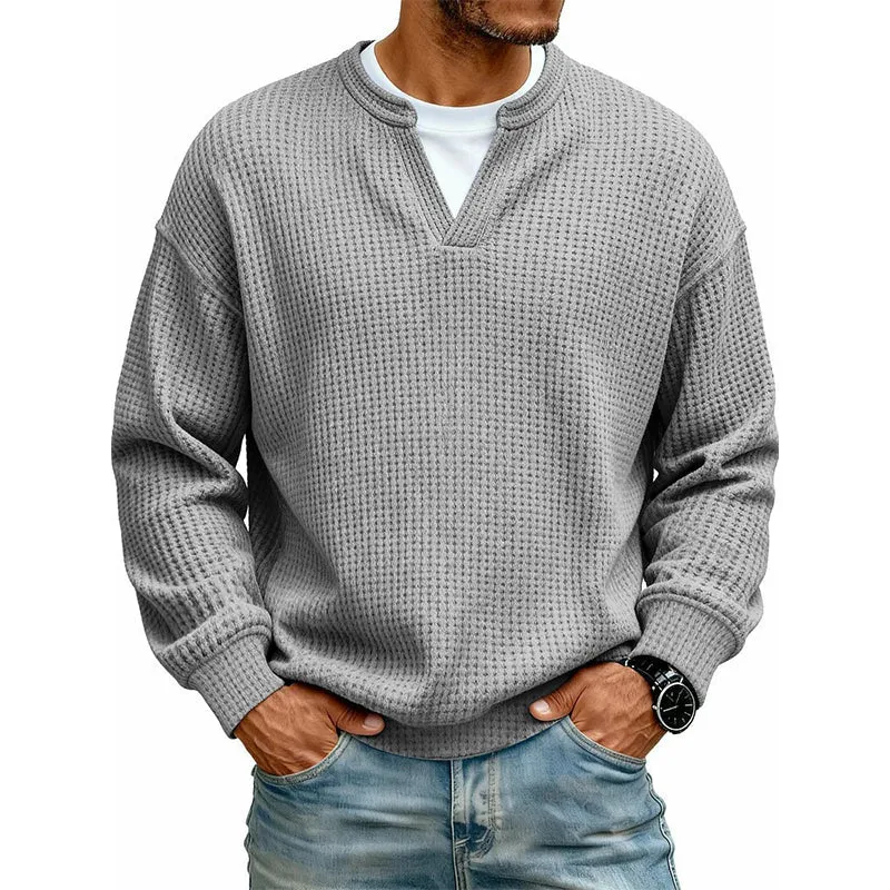 ⌛Limited-Time Offer🛍️50% OFF !!📢Layered Comfort Waffle Tee