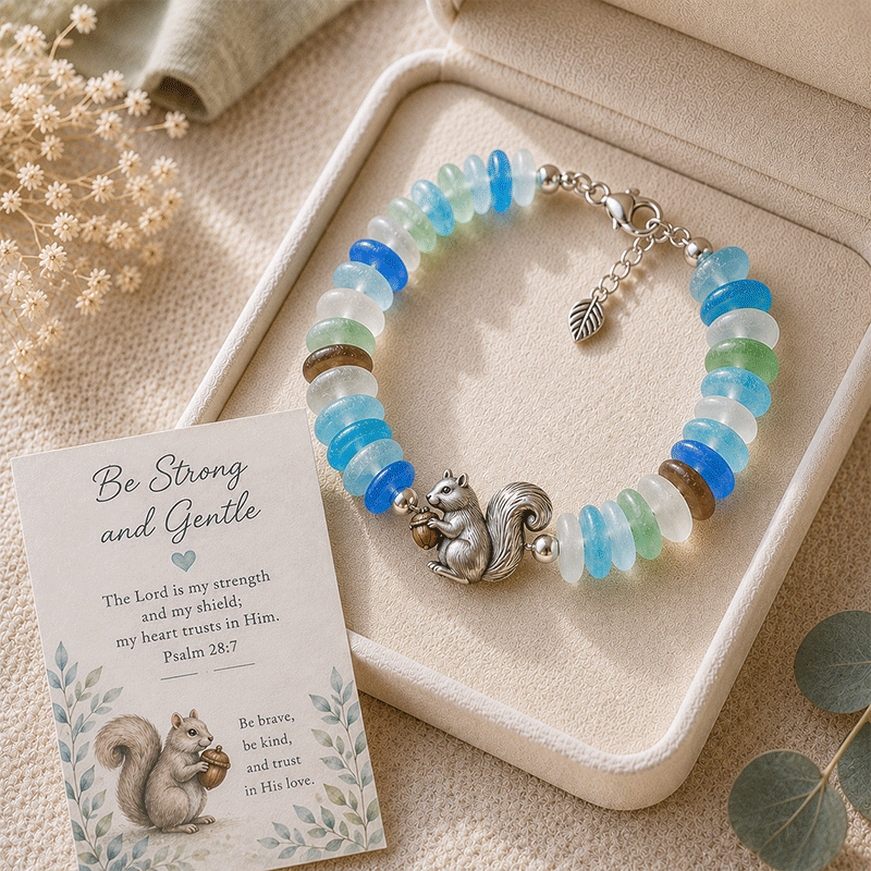 🔥50% Off Last Day - Sea Glass Blessing Bracelet