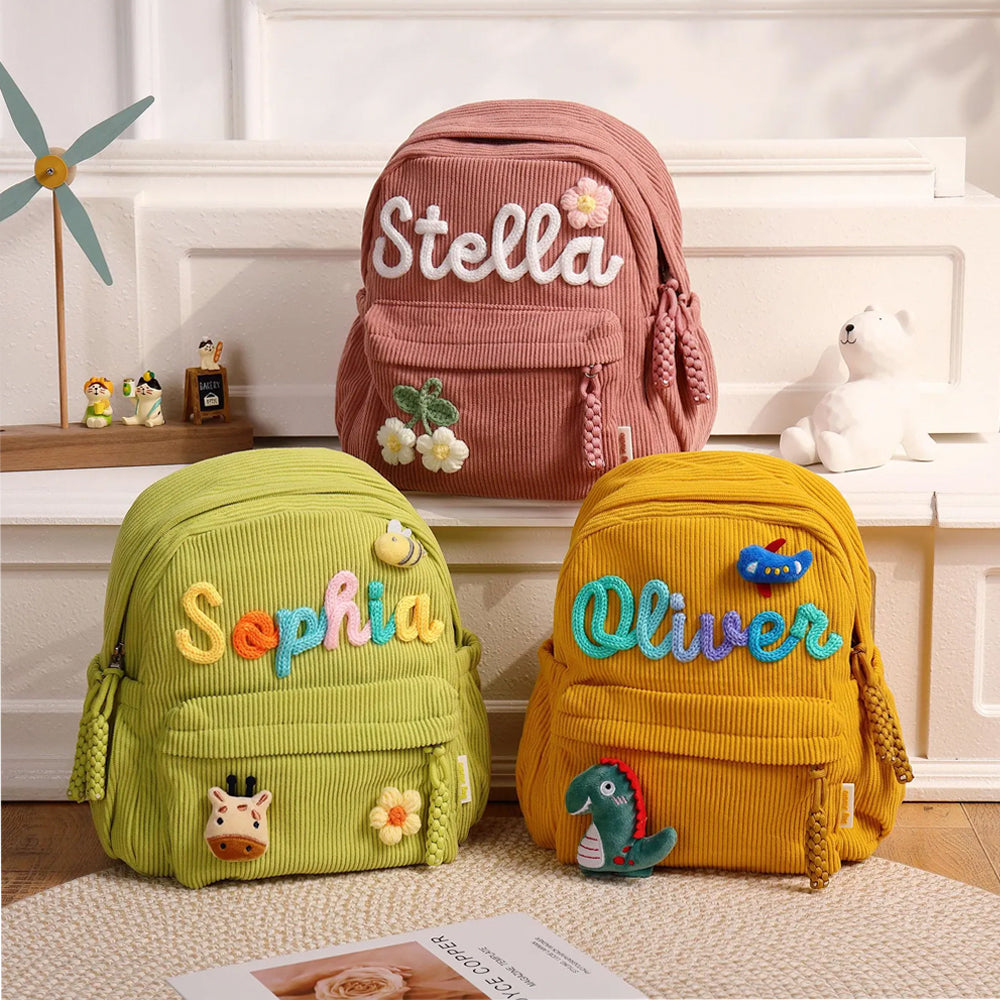 Personalized Knitted Backpack