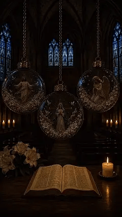 🔥🎁⏳ Last Day 50% OFF – ✝️ Illuminated 3D Christian Faith Ornament Collection | Clear Globe with Sacred Figures, Warm Golden Glow & 8 Meaningful Designs ✨