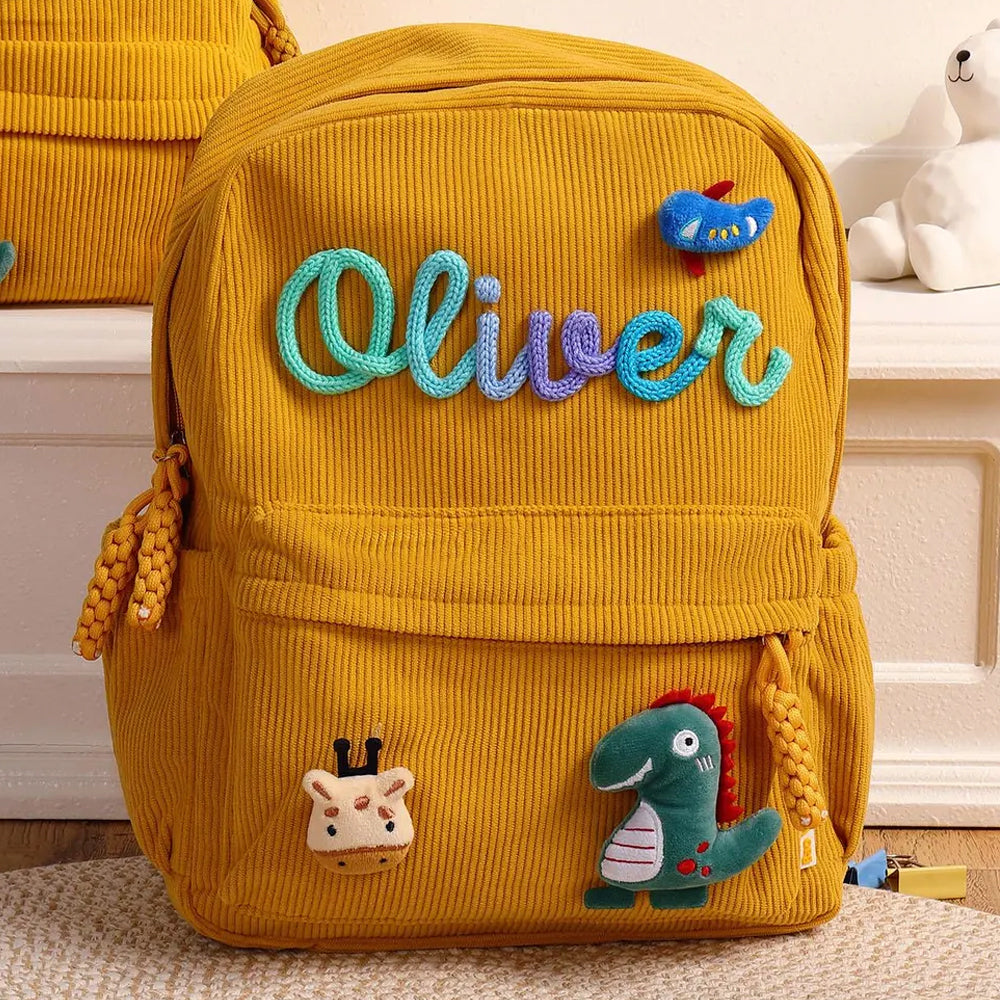 Personalized Knitted Backpack