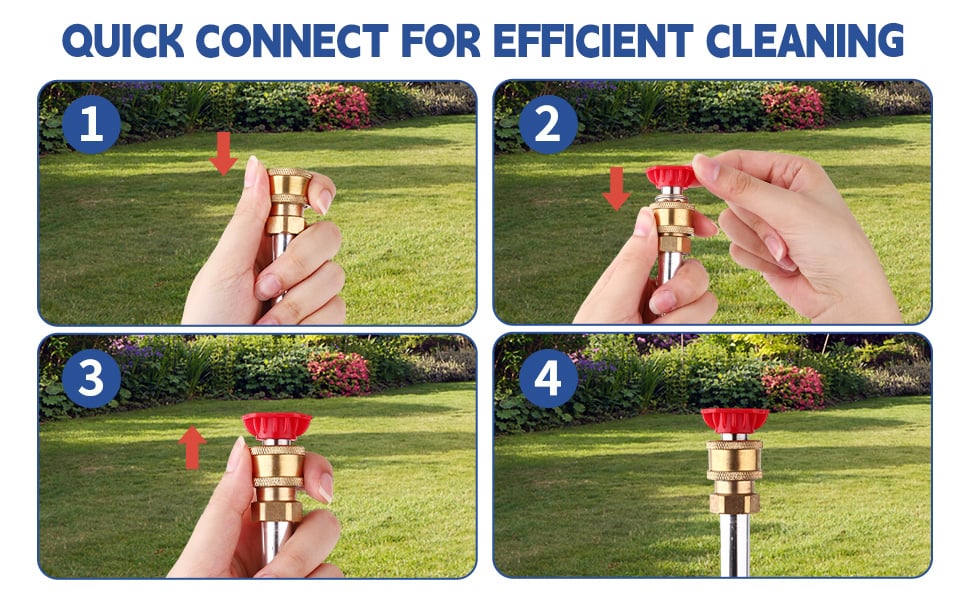 Last Day 50% OFF - 2026 Upgraded Heavy-Duty Jet Nozzle Power Washer for Garden Hose