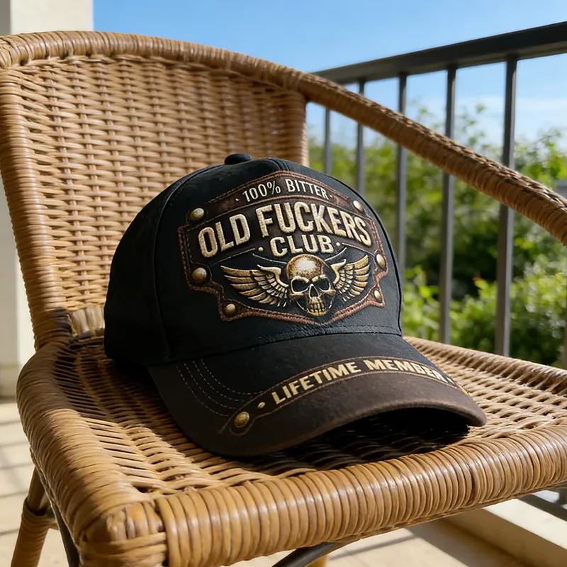 🔥 Old Fuckers Club Vintage Baseball Cap
