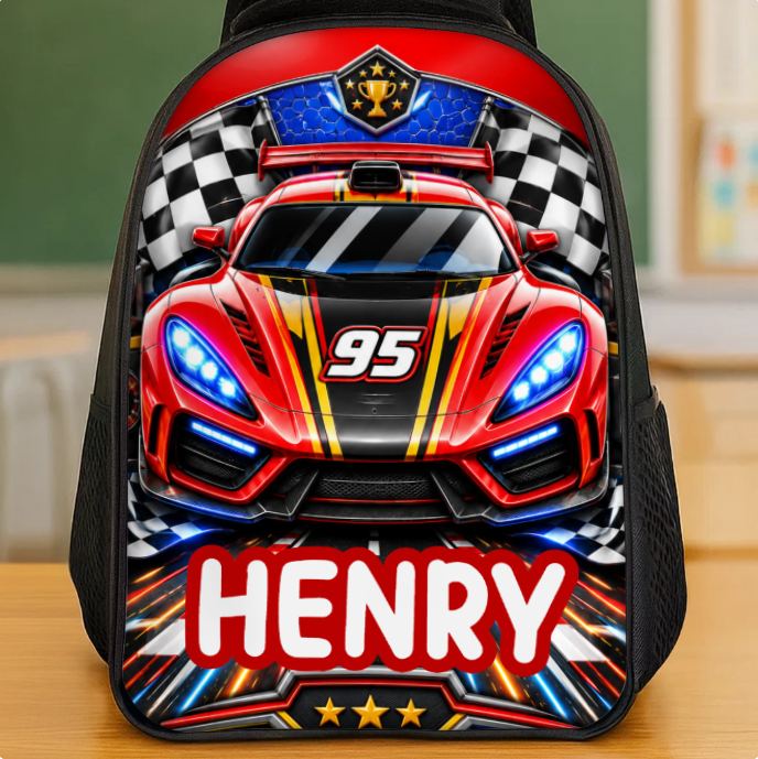 Custom Kids Front Printed Backpack - Personalized Back To School Gifts For Kids - Ready To Roll