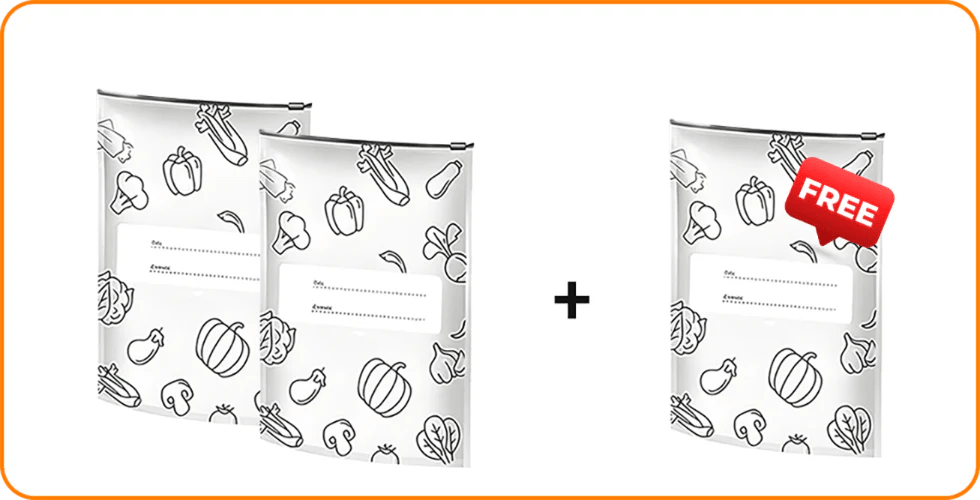 Buy 2 Get 1 Free-Reusable Aluminum Foil Sealable Storage Bags