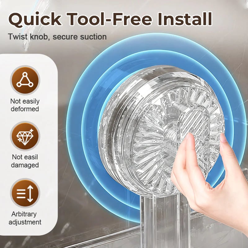 2026 Hot Sale-Universal Removable Faucet Storage Rack