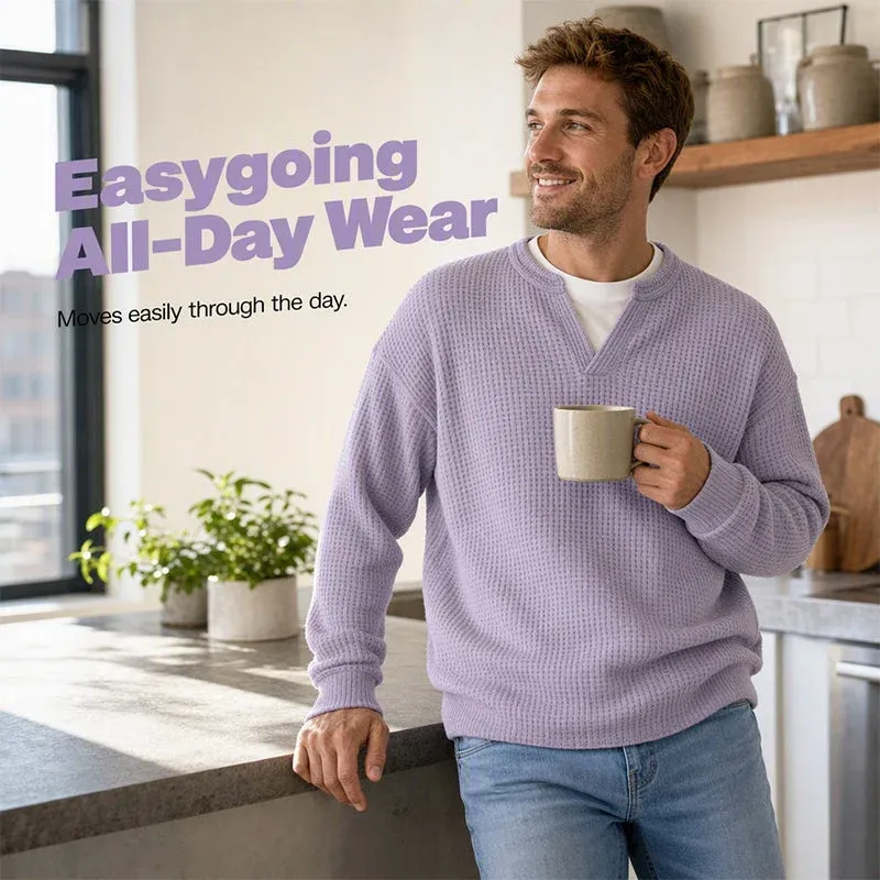⌛Limited-Time Offer🛍️50% OFF !!📢Layered Comfort Waffle Tee