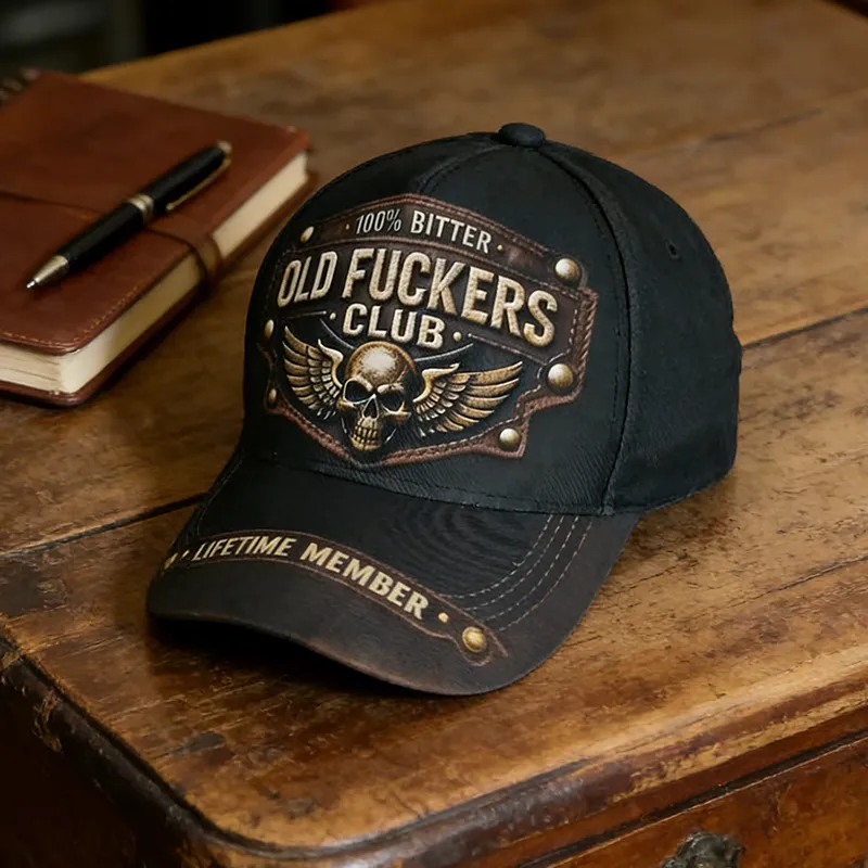 🔥 Old Fuckers Club Vintage Baseball Cap