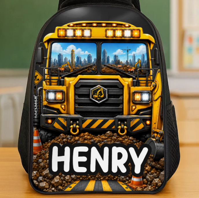 Custom Kids Front Printed Backpack - Personalized Back To School Gifts For Kids - Ready To Roll
