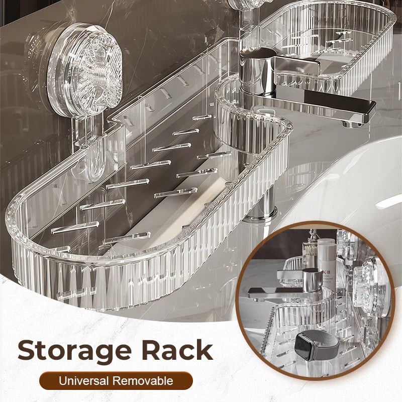 2026 Hot Sale-Universal Removable Faucet Storage Rack