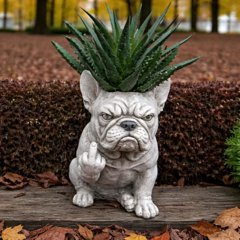Funny French Bulldog Planter – Your Plants Just Got Attitude 