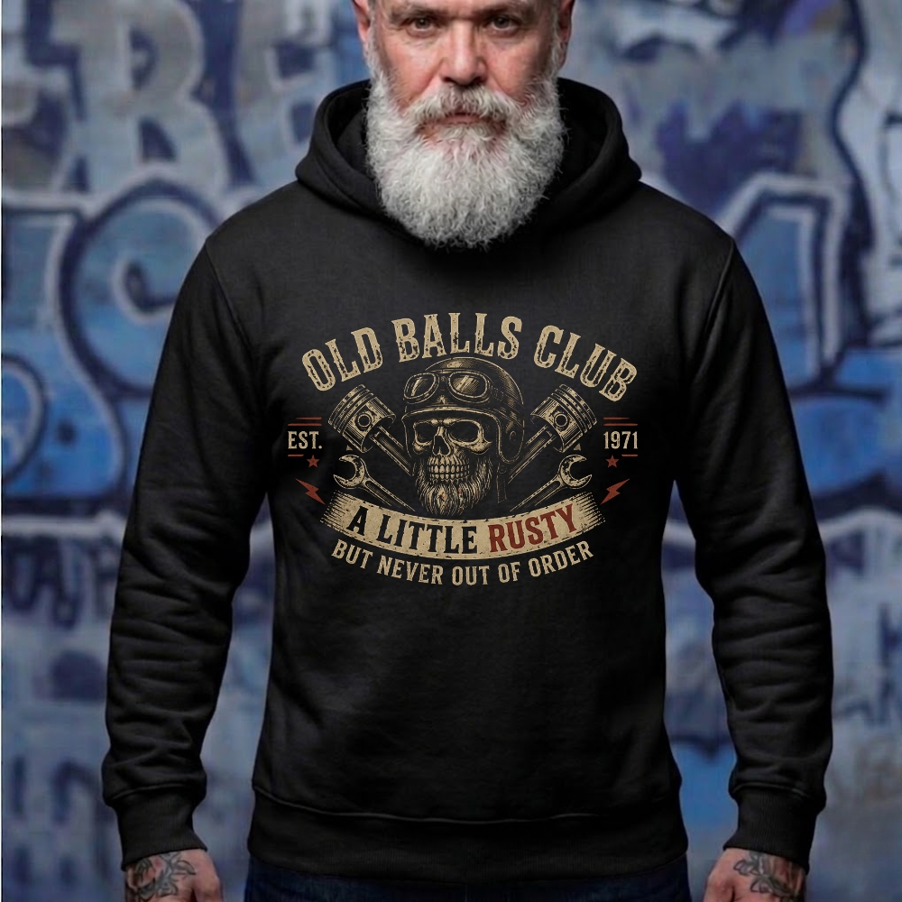 A Little Rusty But Never Out Of Order Old Balls Club EST Man Tshirt,Tank,Washed T-shirt