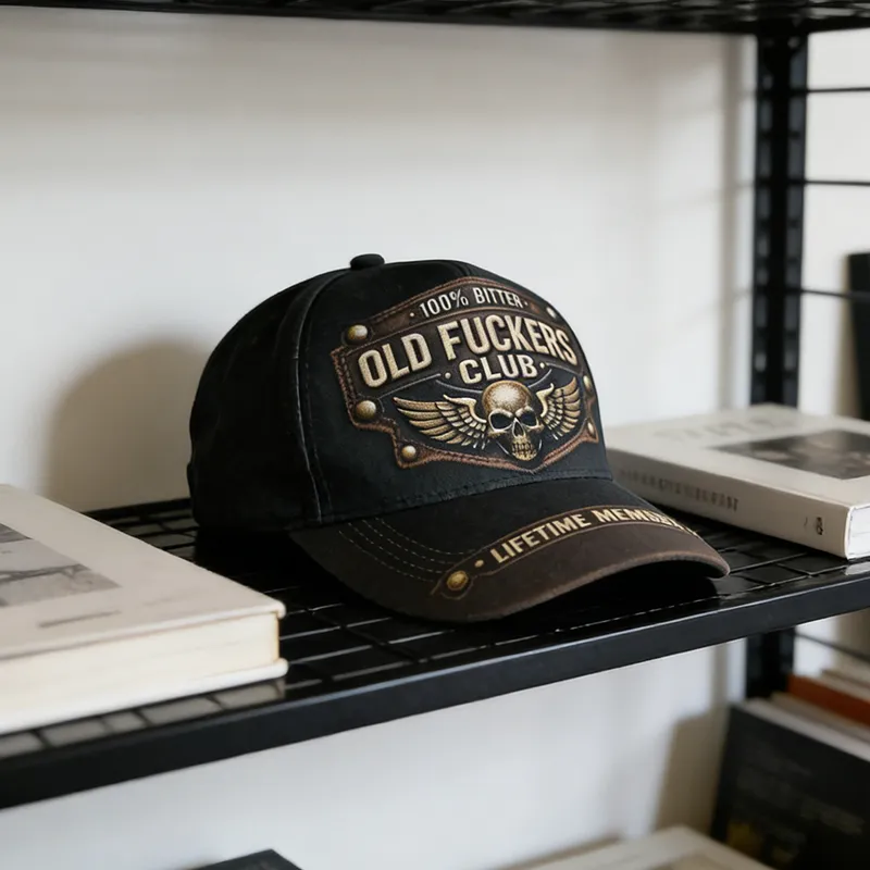 🔥 Old Fuckers Club Vintage Baseball Cap