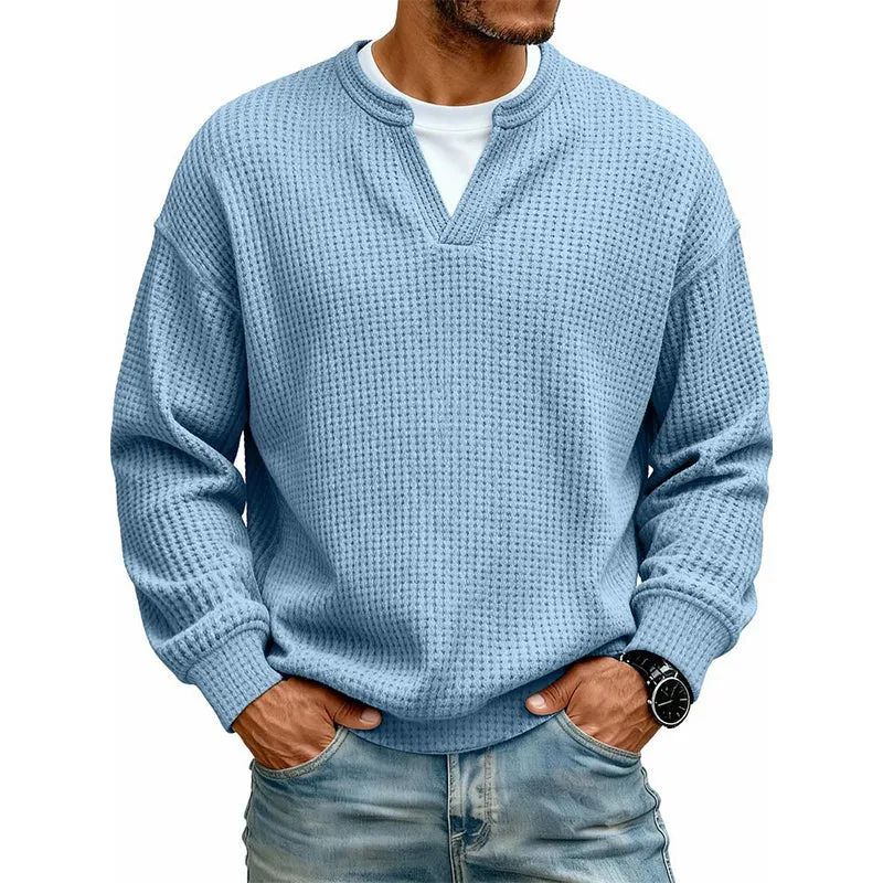 ⌛Limited-Time Offer🛍️50% OFF !!📢Layered Comfort Waffle Tee