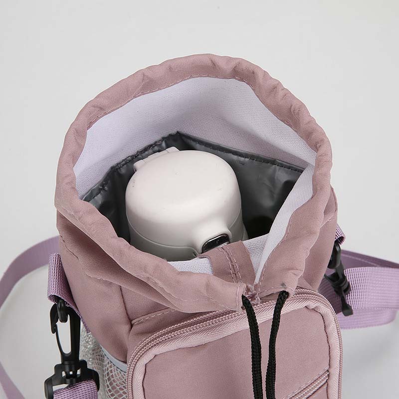 Multi-Functional Water Bottle Carrier Bag with Pockets