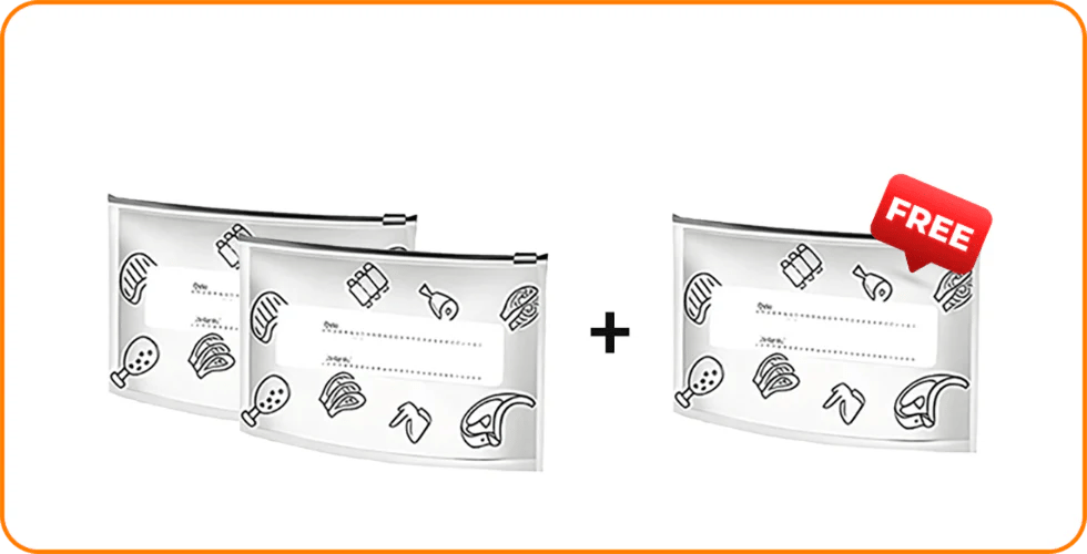 Buy 2 Get 1 Free-Reusable Aluminum Foil Sealable Storage Bags