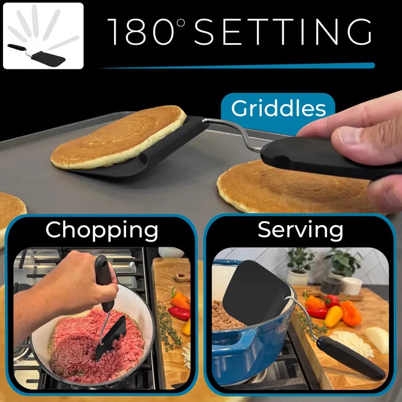 Adjustable Angle Spatula Set – Kitchen Essential