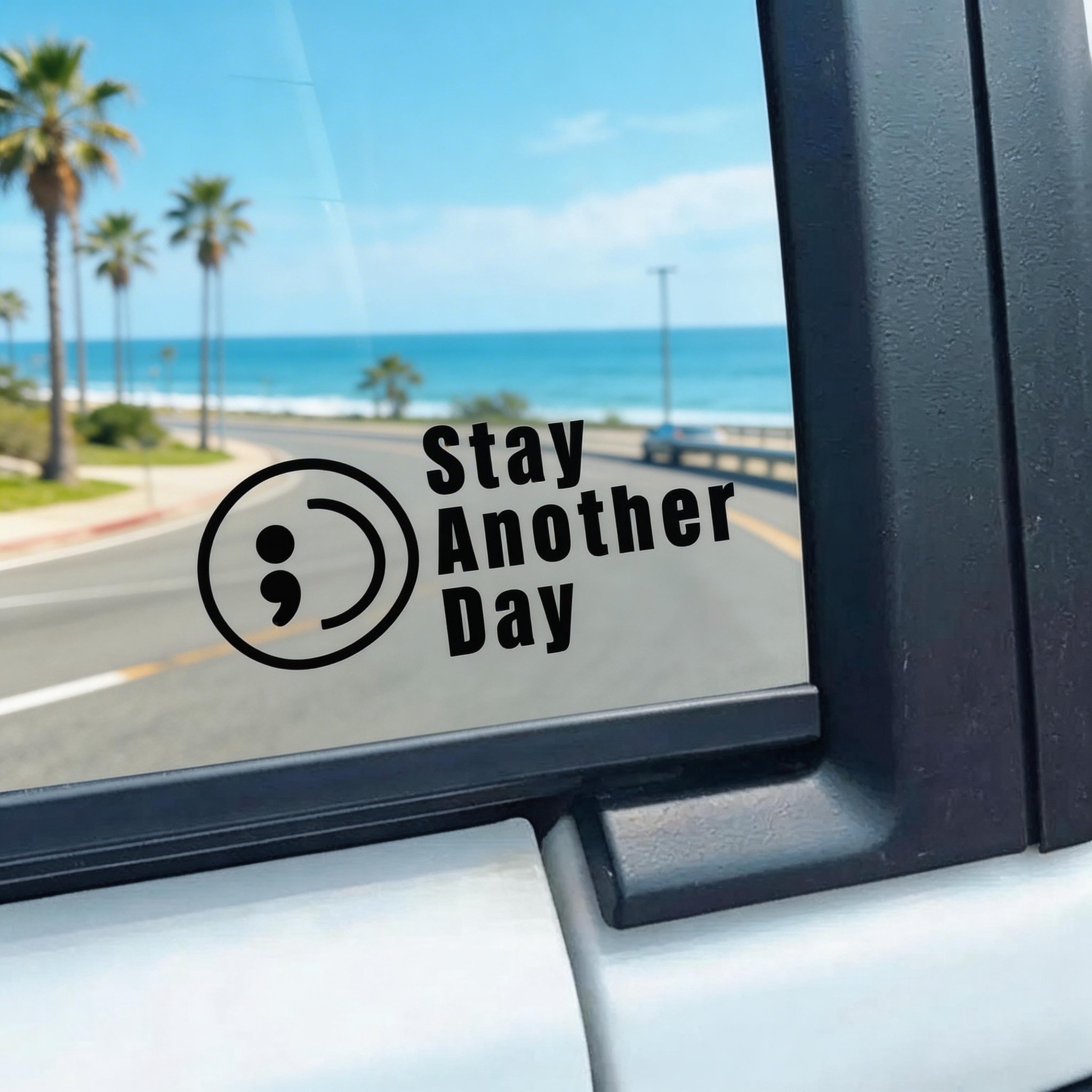 Share Pack-SAD Mental Health Awareness Car Decal(5pcs)