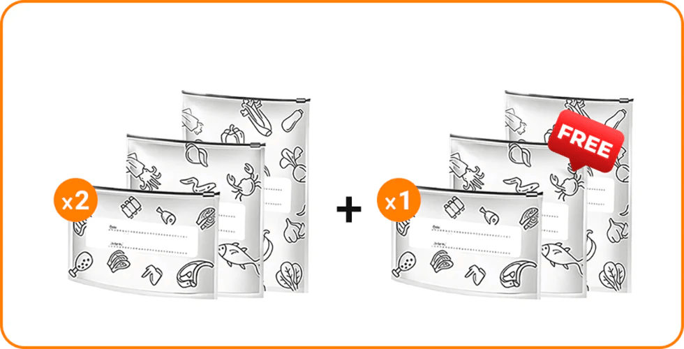 Buy 2 Get 1 Free-Reusable Aluminum Foil Sealable Storage Bags