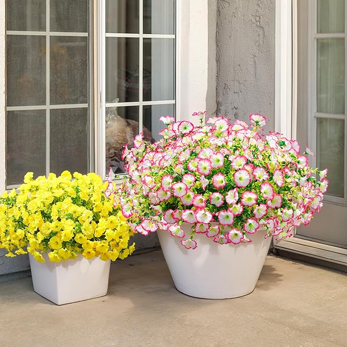  Spring Summer Home Decoration -  Fake Silk Colorful Morning Glory