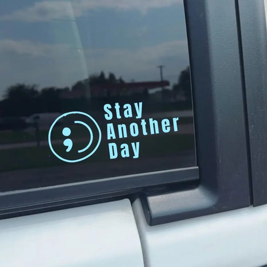 Share Pack-SAD Mental Health Awareness Car Decal(5pcs)
