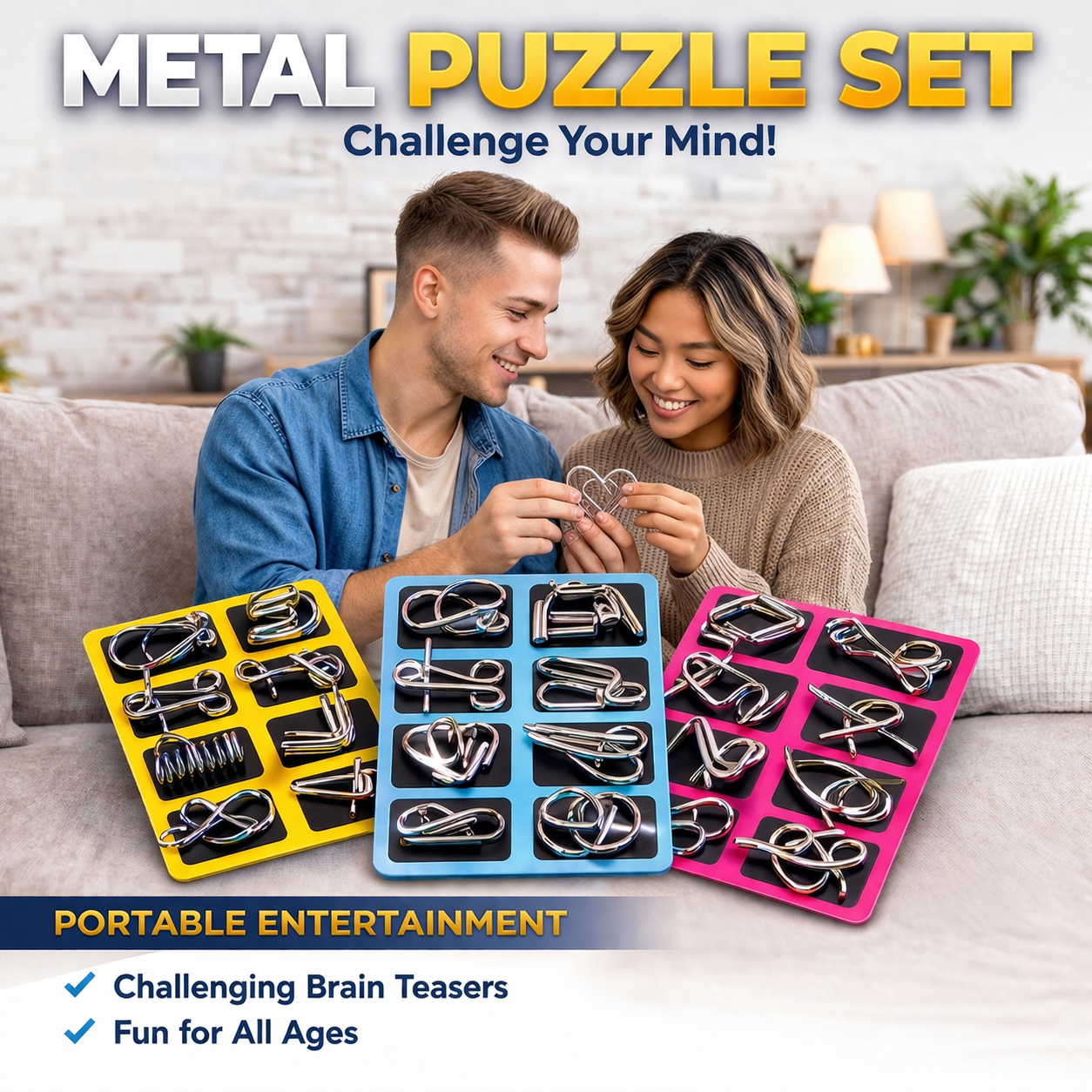 The Best Gift  Metal Montessori Puzzle Solving