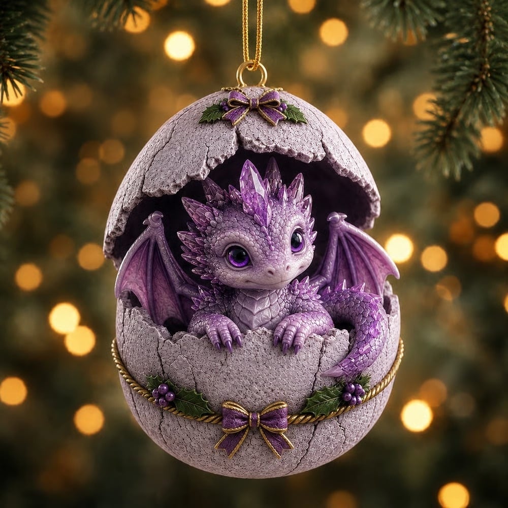 🎁Last Day 50% OFF-🦖 Dragon Egg Christmas Ornament