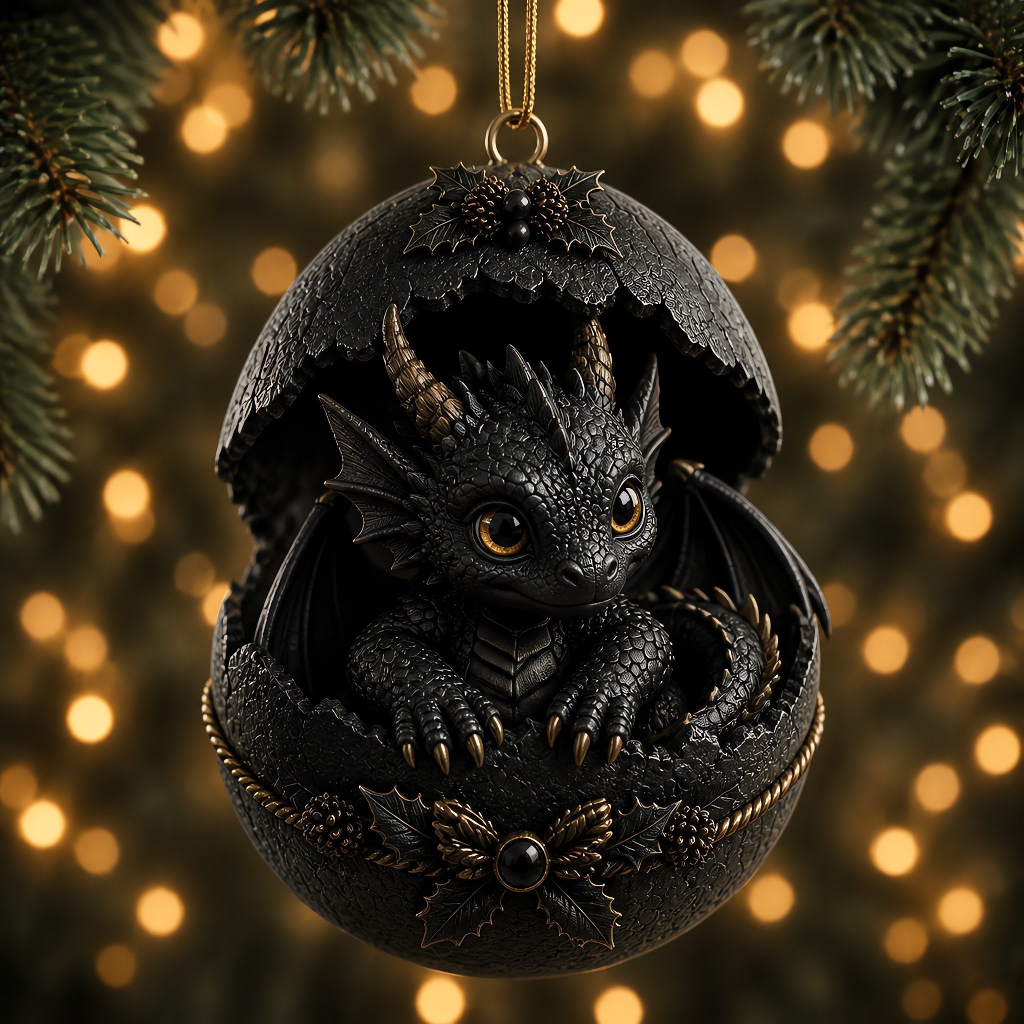 🎁Last Day 50% OFF-🦖 Dragon Egg Christmas Ornament