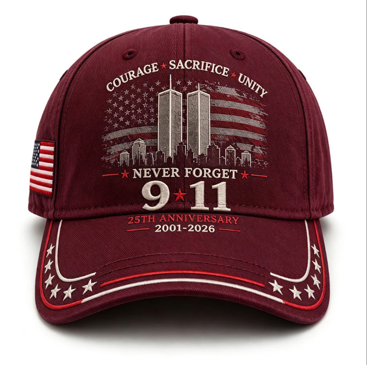 🦅50% OFF🔥Never Forget 9/11 25th Anniversary Memorial Cap