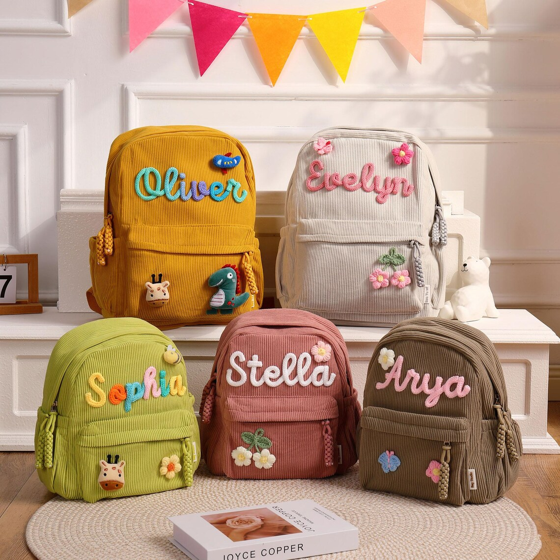 Personalized Knitted Backpack