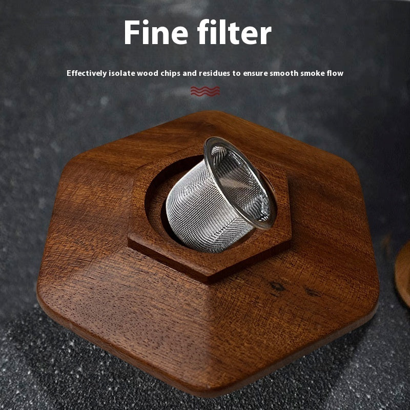Wooden Cocktail Smoker Kit