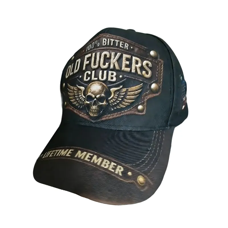 🔥 Old Fuckers Club Vintage Baseball Cap