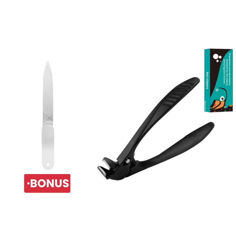 2026 HOT SALE-Stainless Steel Nail Clipper with Curved Precision Blades – Effortless for Thick Nails & Seniors!