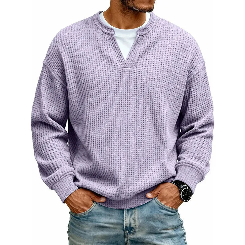 ⌛Limited-Time Offer🛍️50% OFF !!📢Layered Comfort Waffle Tee