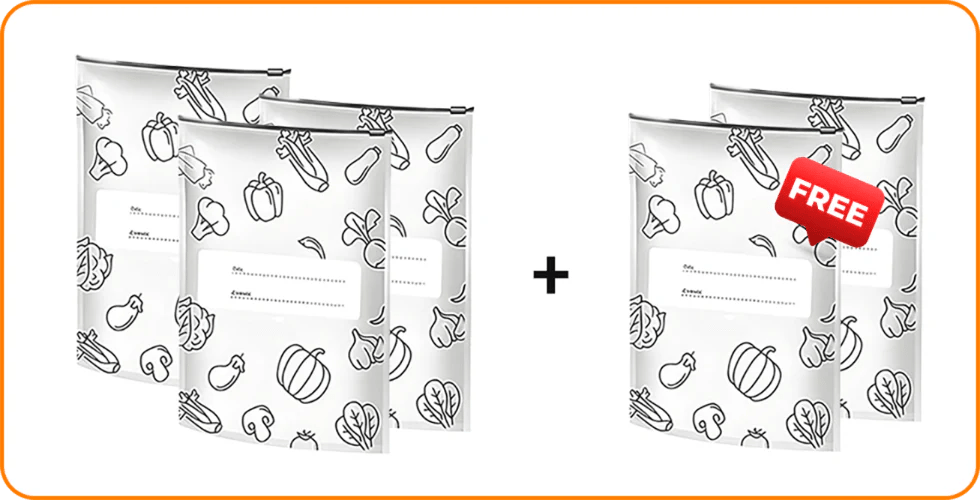 Buy 2 Get 1 Free-Reusable Aluminum Foil Sealable Storage Bags