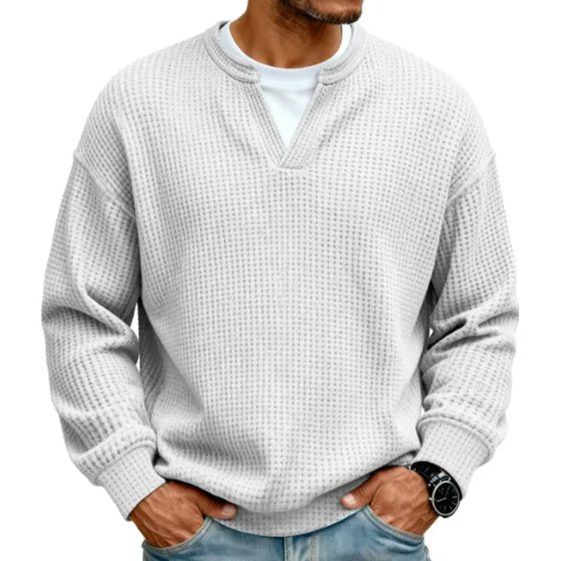 ⌛Limited-Time Offer🛍️50% OFF !!📢Layered Comfort Waffle Tee