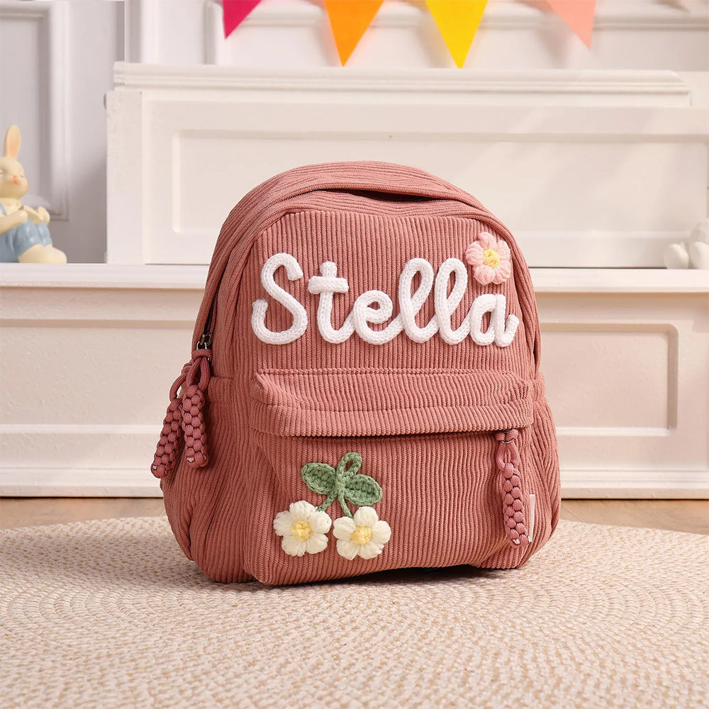 Personalized Knitted Backpack